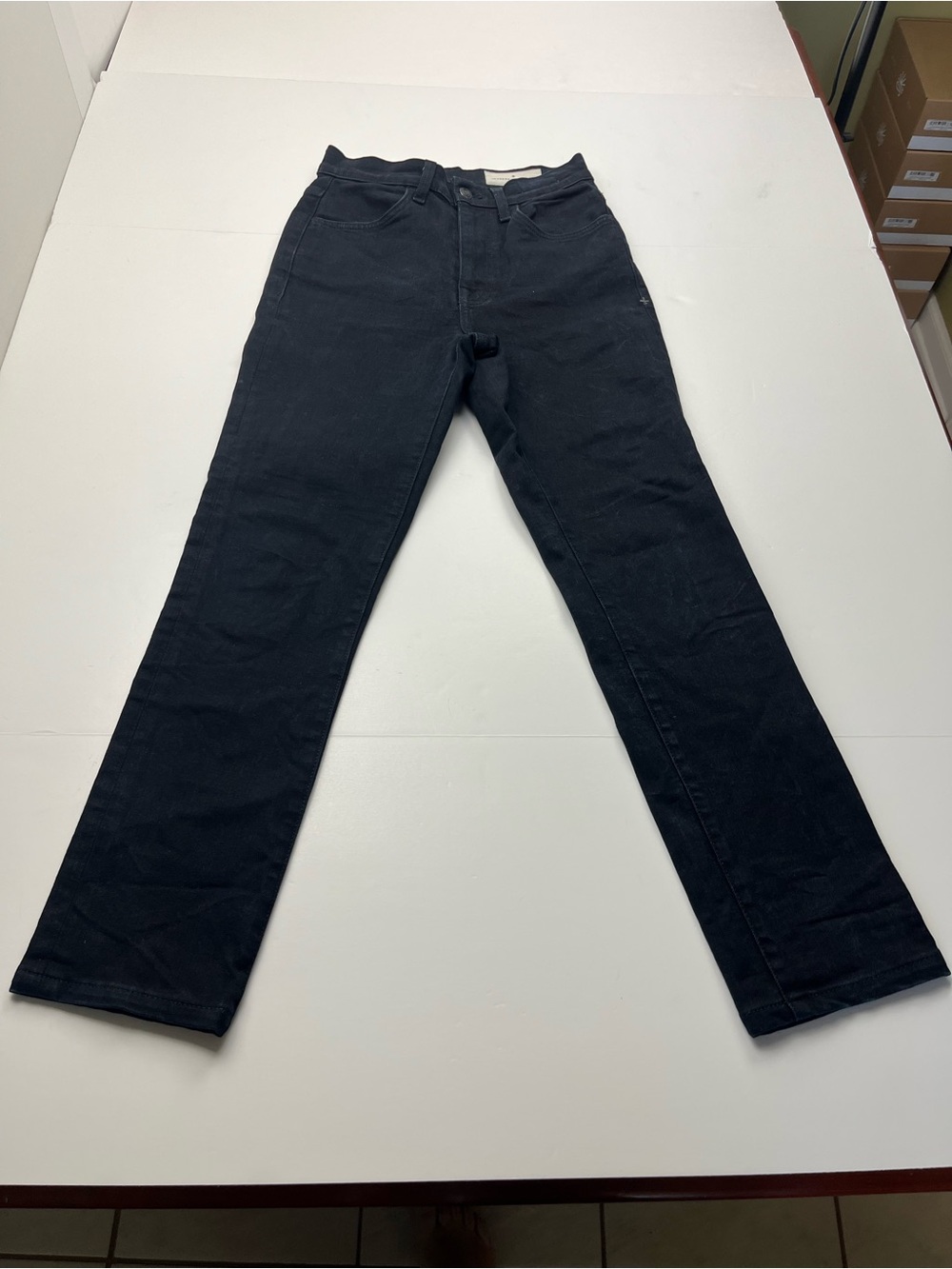 Imogene And Willie Denim Elizabeth Deep Blue Almost Black Skinny Jean Womens 25